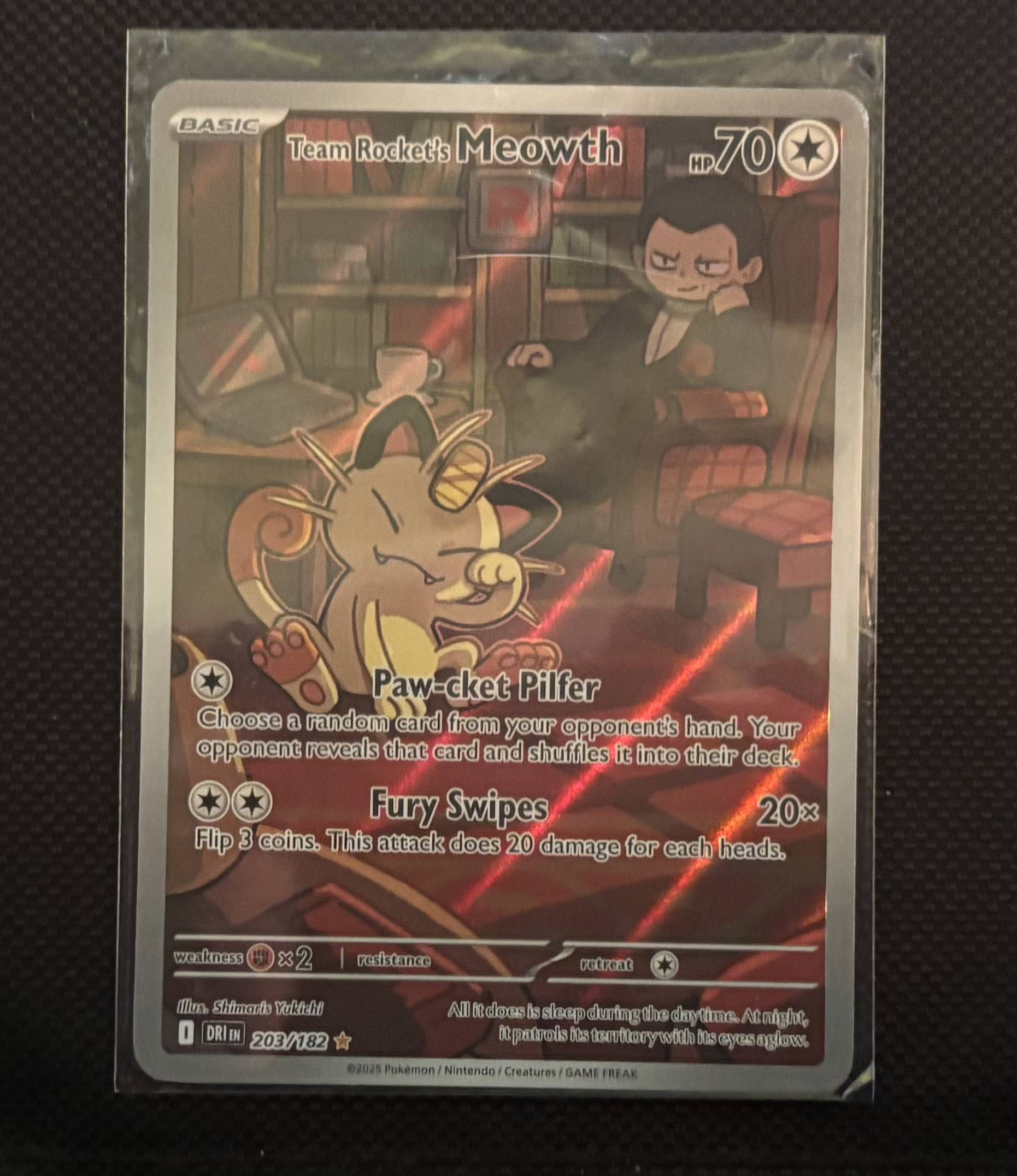 Team Rocket's Meowth view 1
