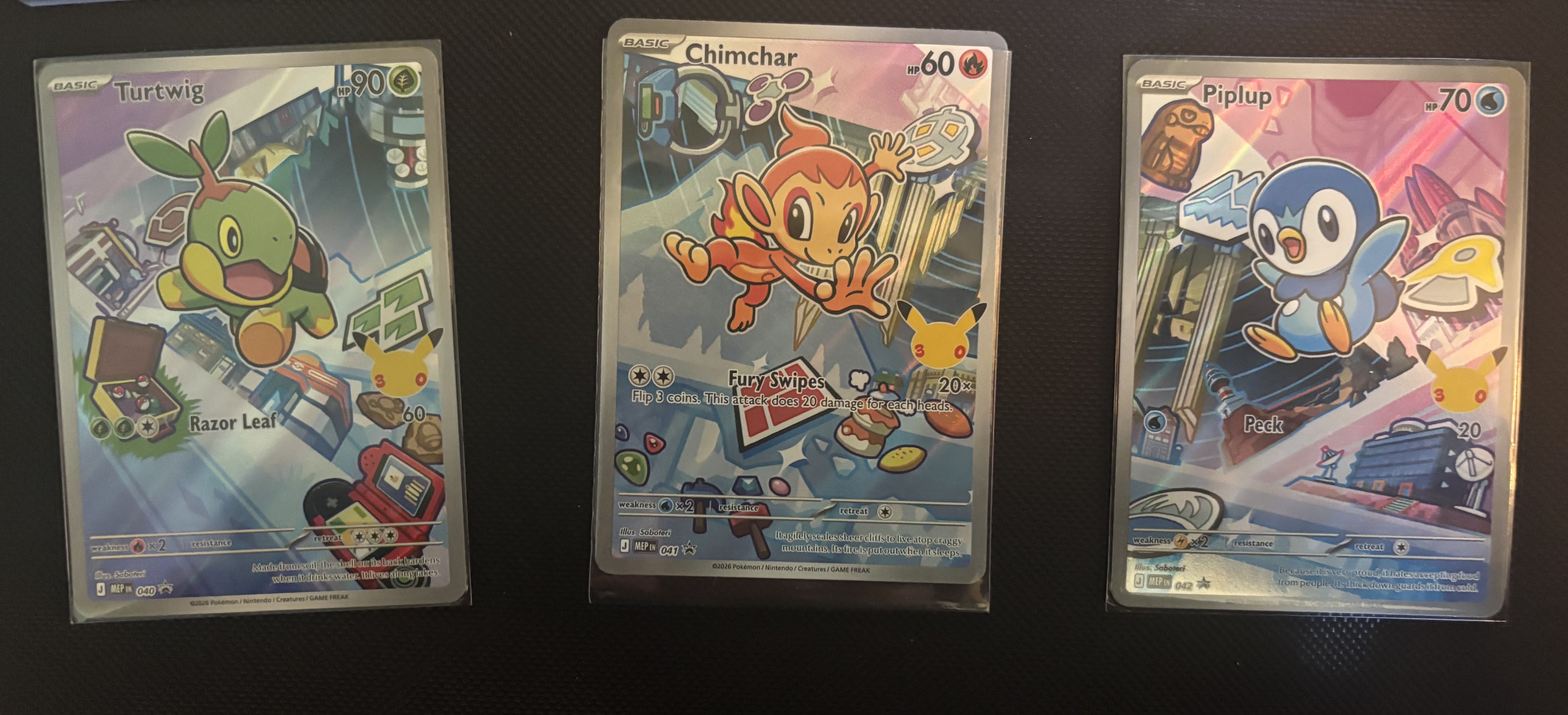 First Partner (Sinnoh Trio) view 1