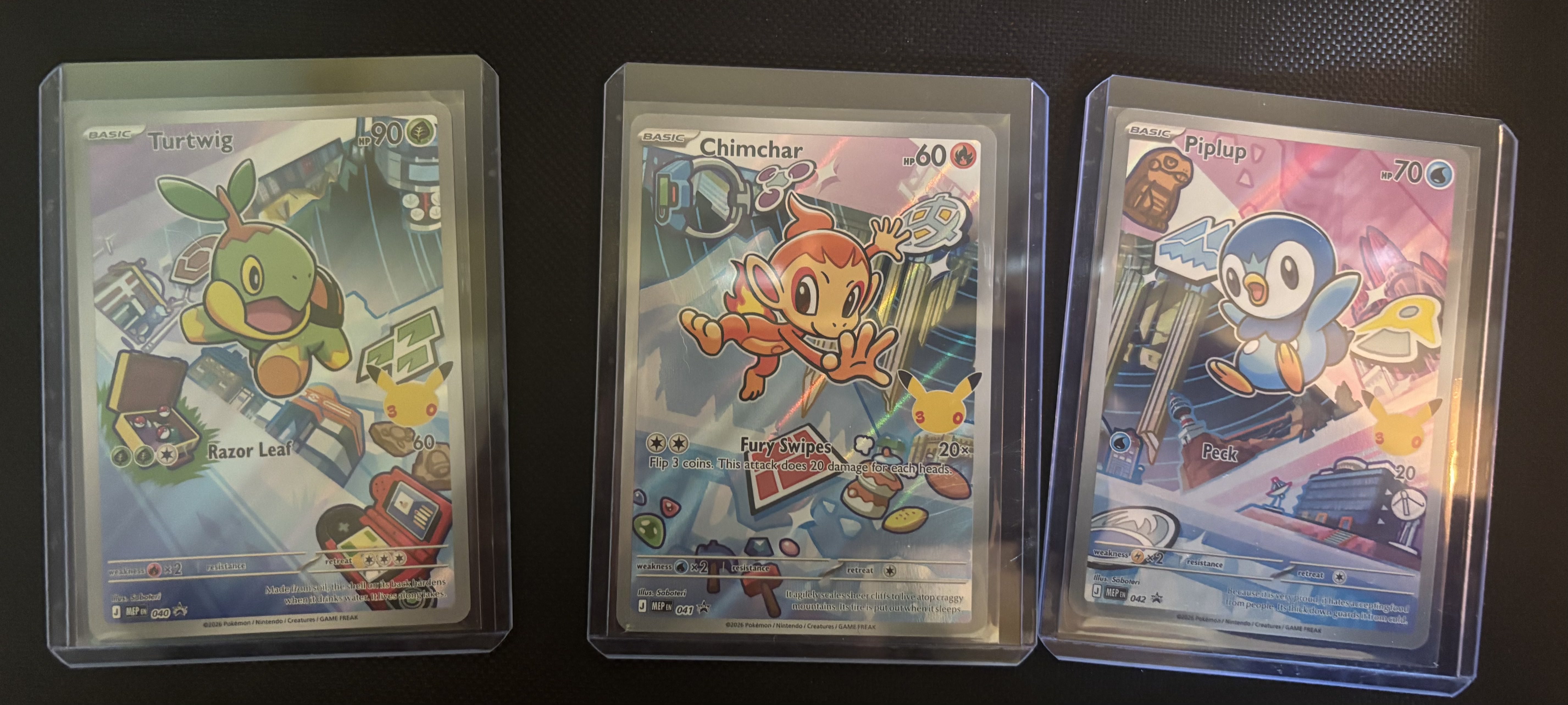 First Partner Sinnoh Trio view 1
