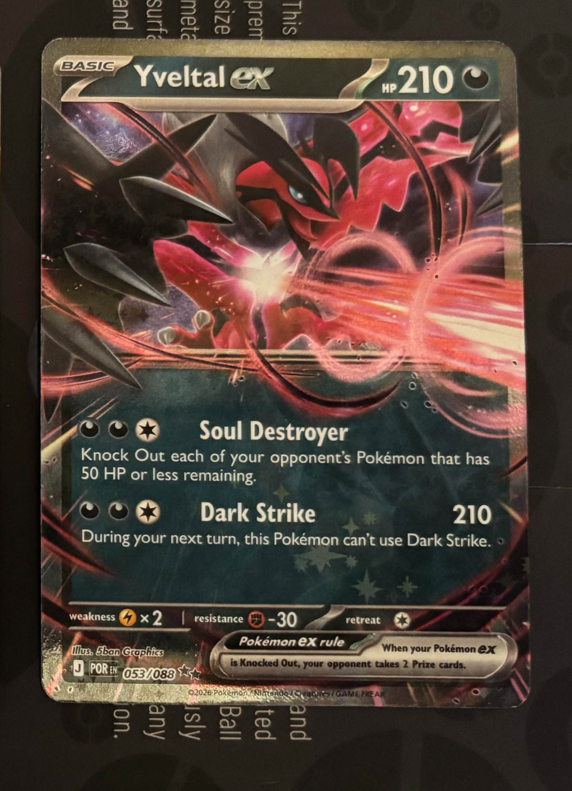 Yveltal EX