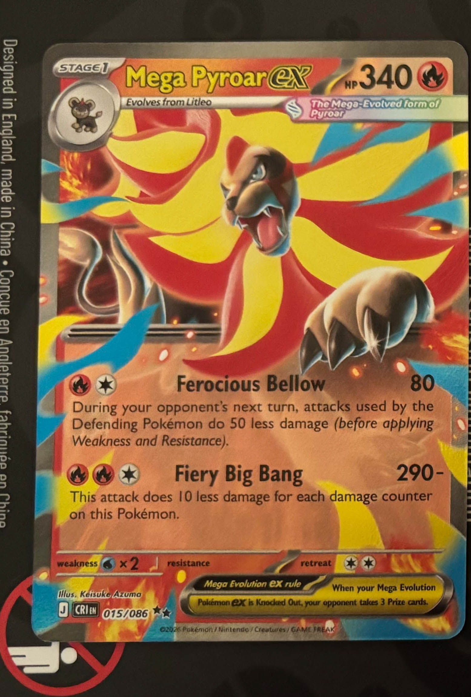 Mega Pyroar EX
