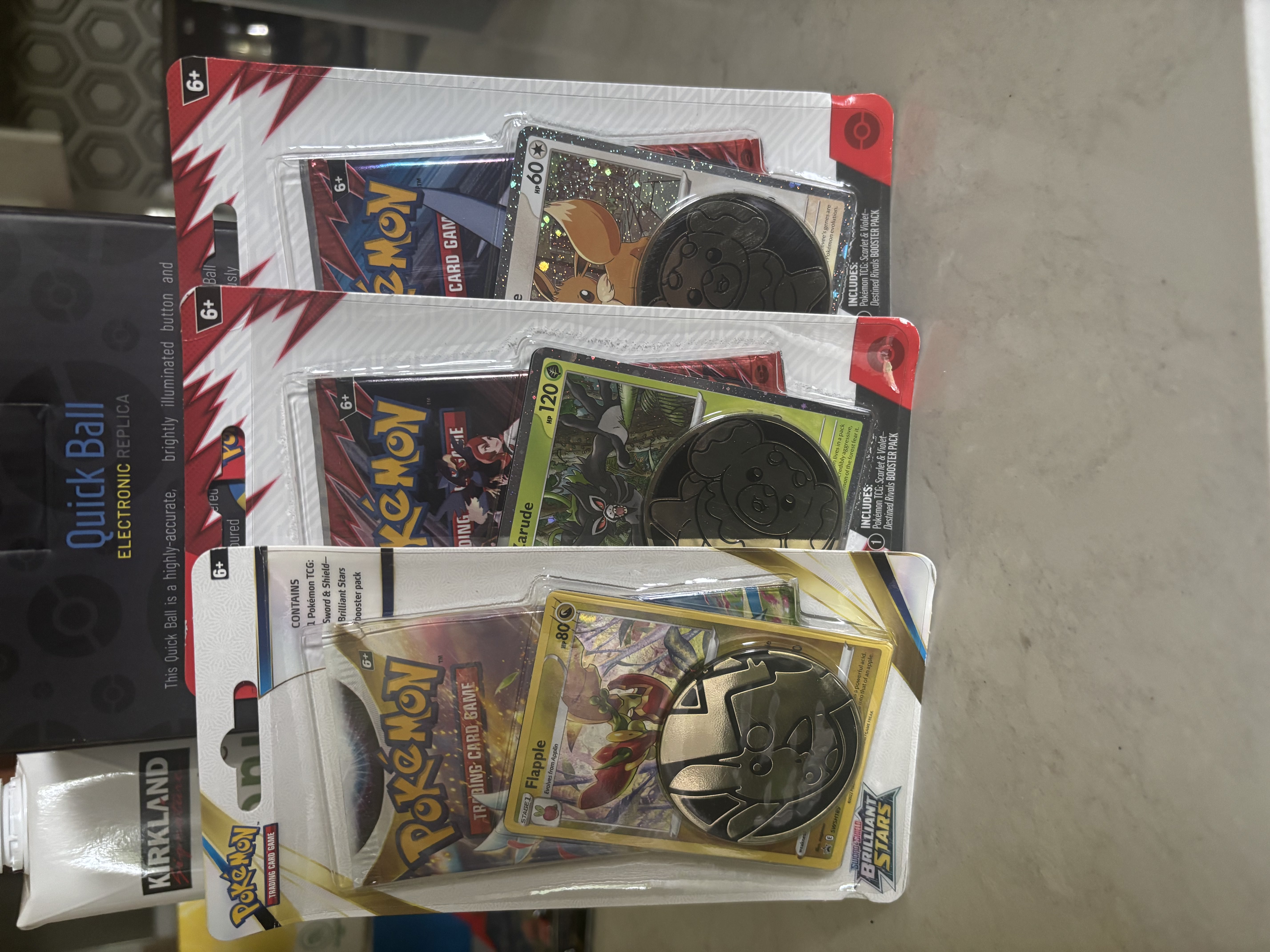 Blister Bundle (Flapple, Zarude, Eevee)