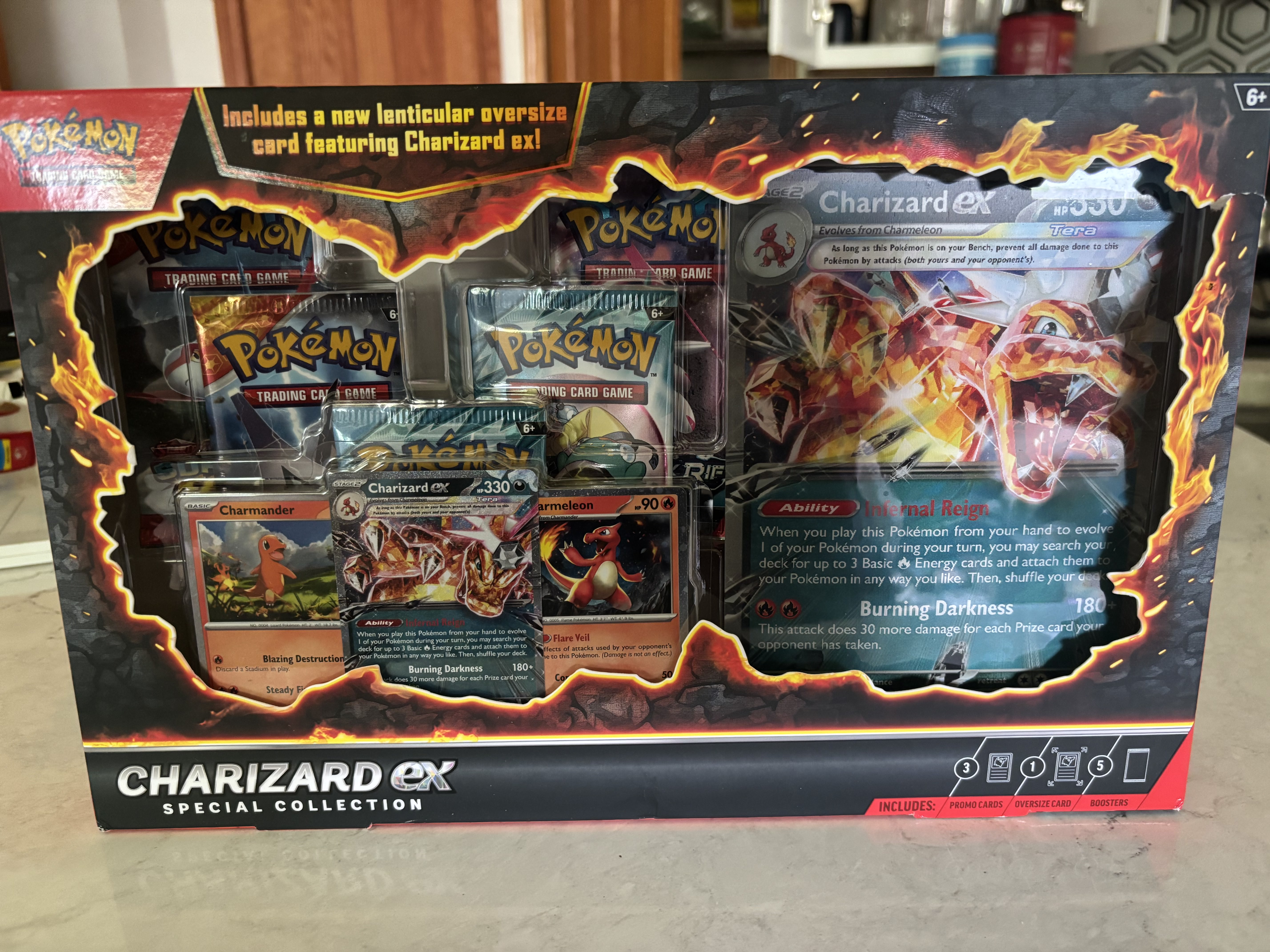 Charizard EX Special Collection Box (5 Booster Packs)