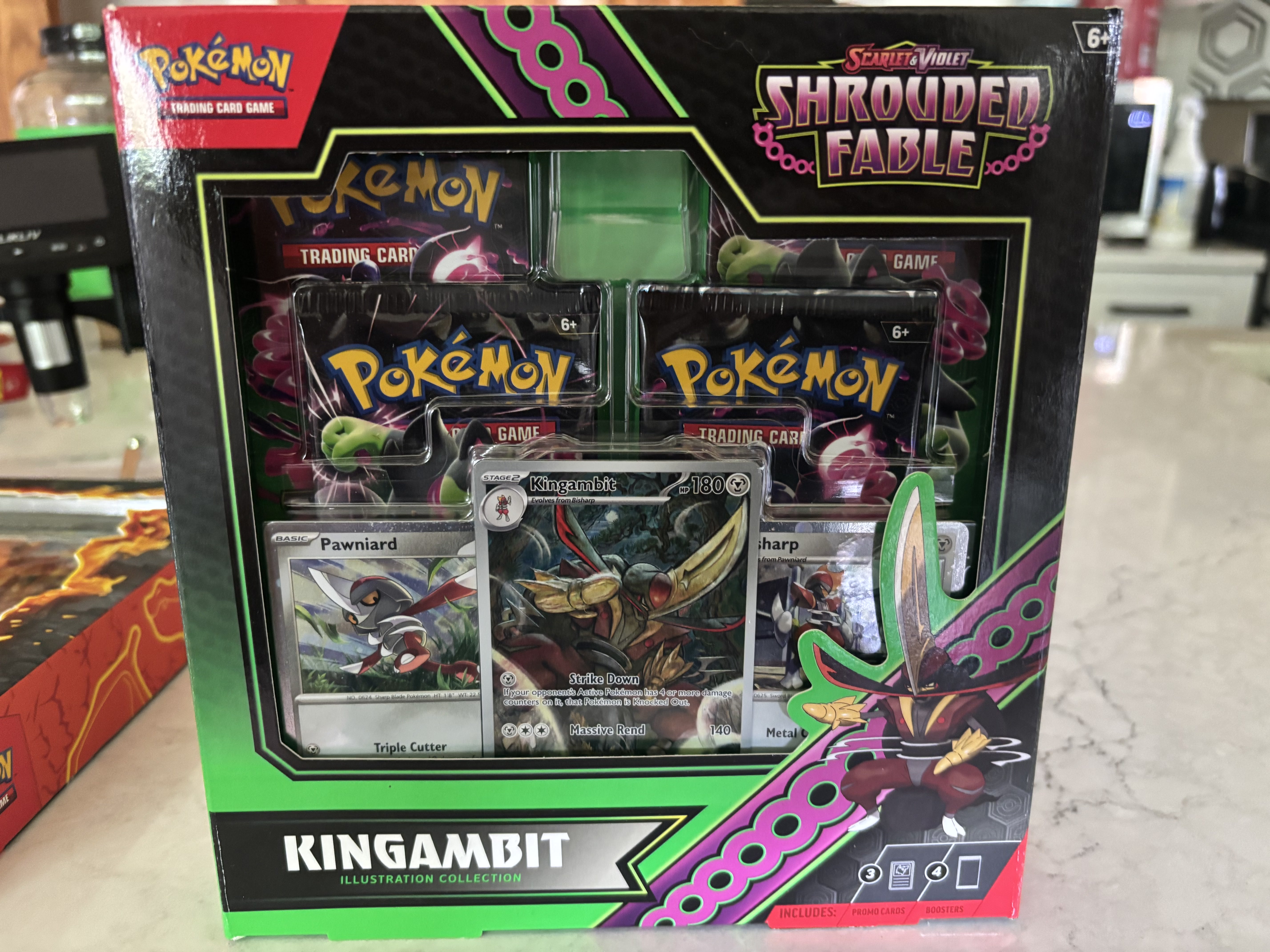 Kingambit Illustration Collection Box (4 Booster Packs)